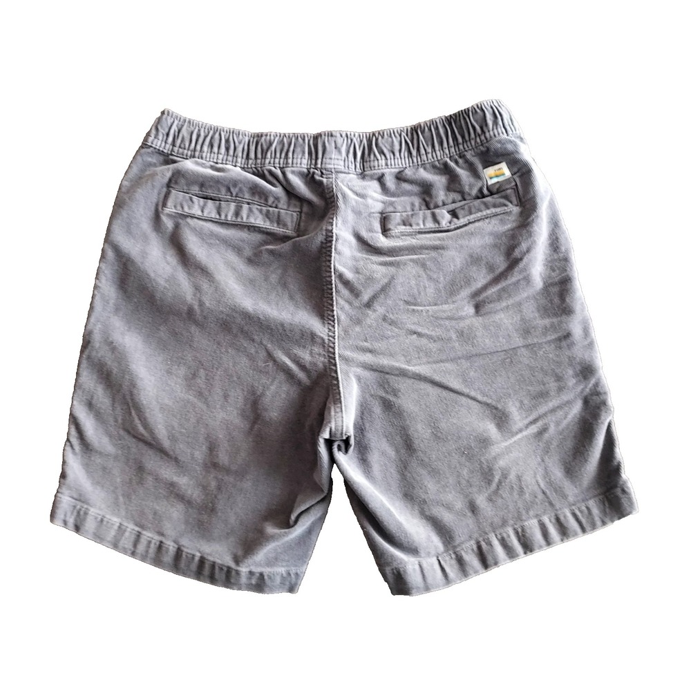 Vuori Optimist Corduroy Short Mens Size Small Gray 8" Athletic Stretch V385 - Picture 4 of 13